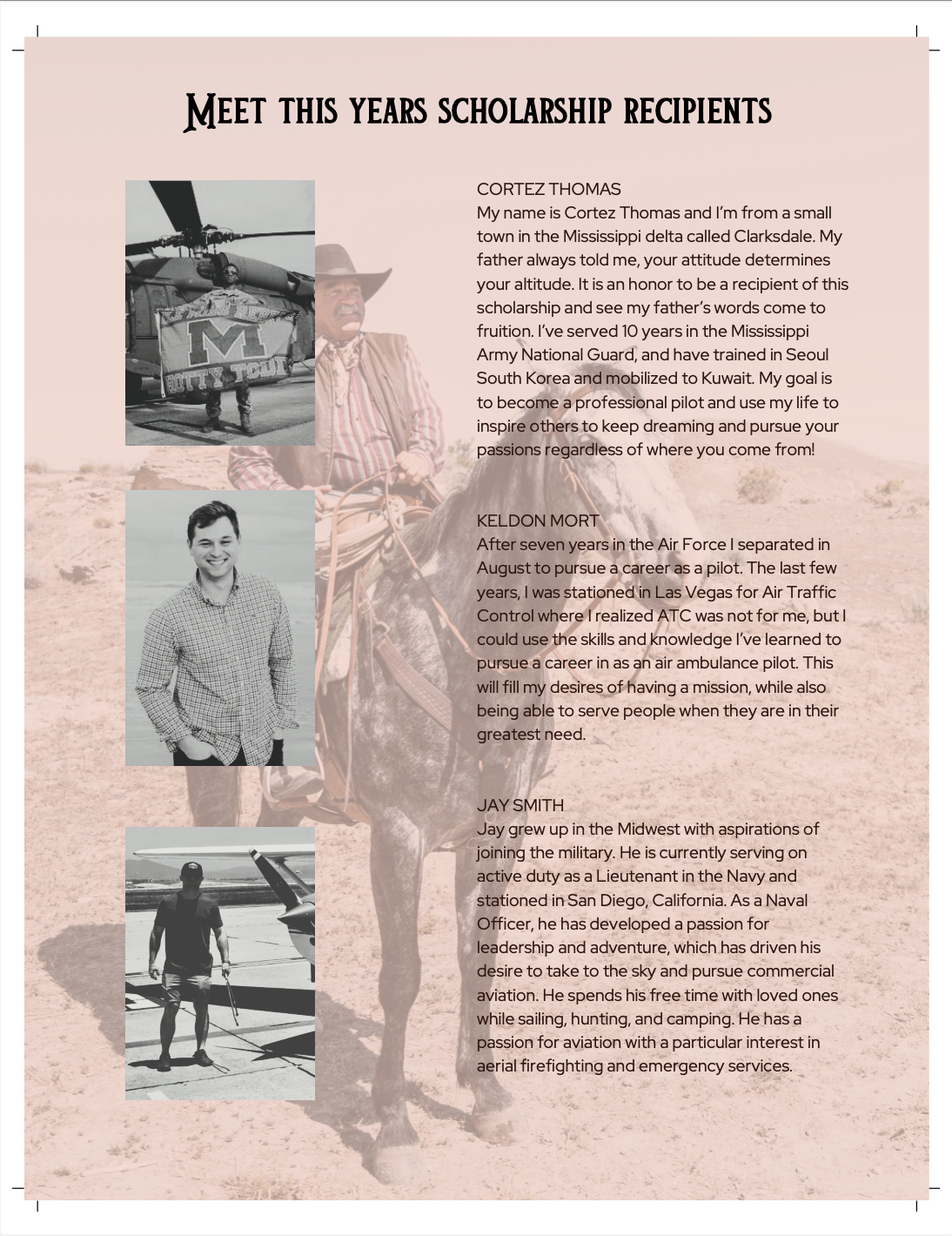 2024 CloudDancer scholarship recipients