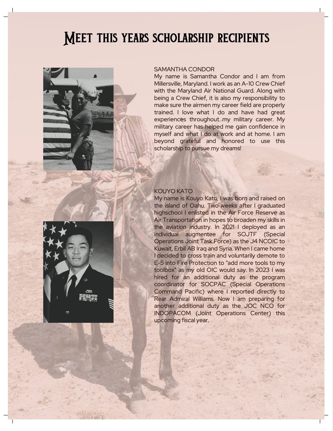 2024 CloudDancer scholarship recipient announcement