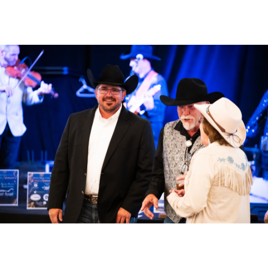 Supporters gathered in the main hall