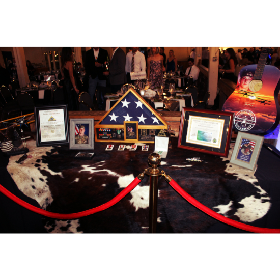 The live auction in full swing