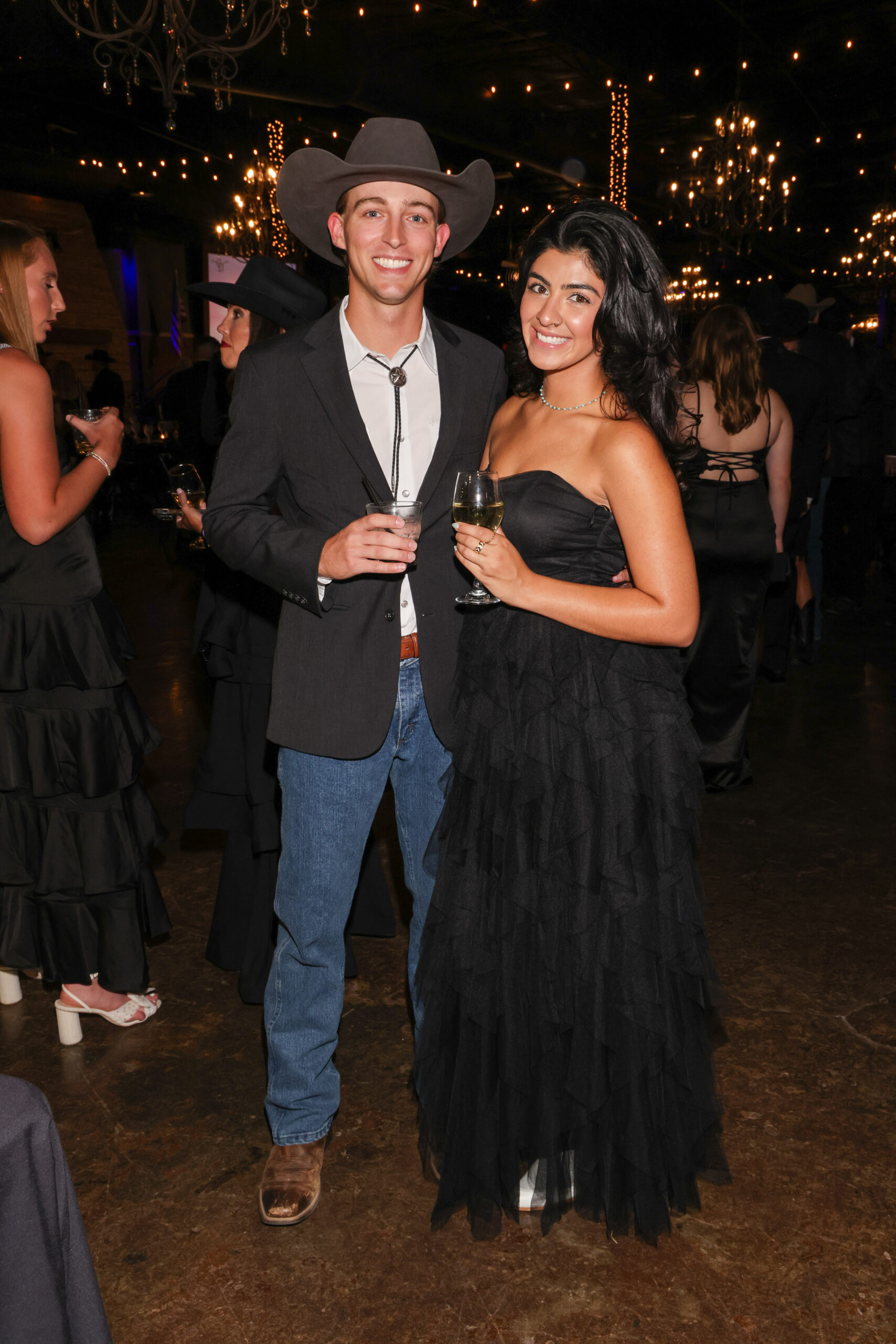 Guests at the CloudDancer Gala 2024 Black Tie & Boots Gala