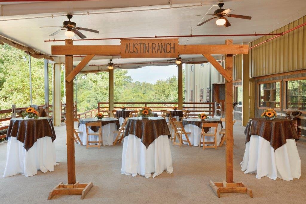 The entrance to Austin Ranch for the 2023 gala