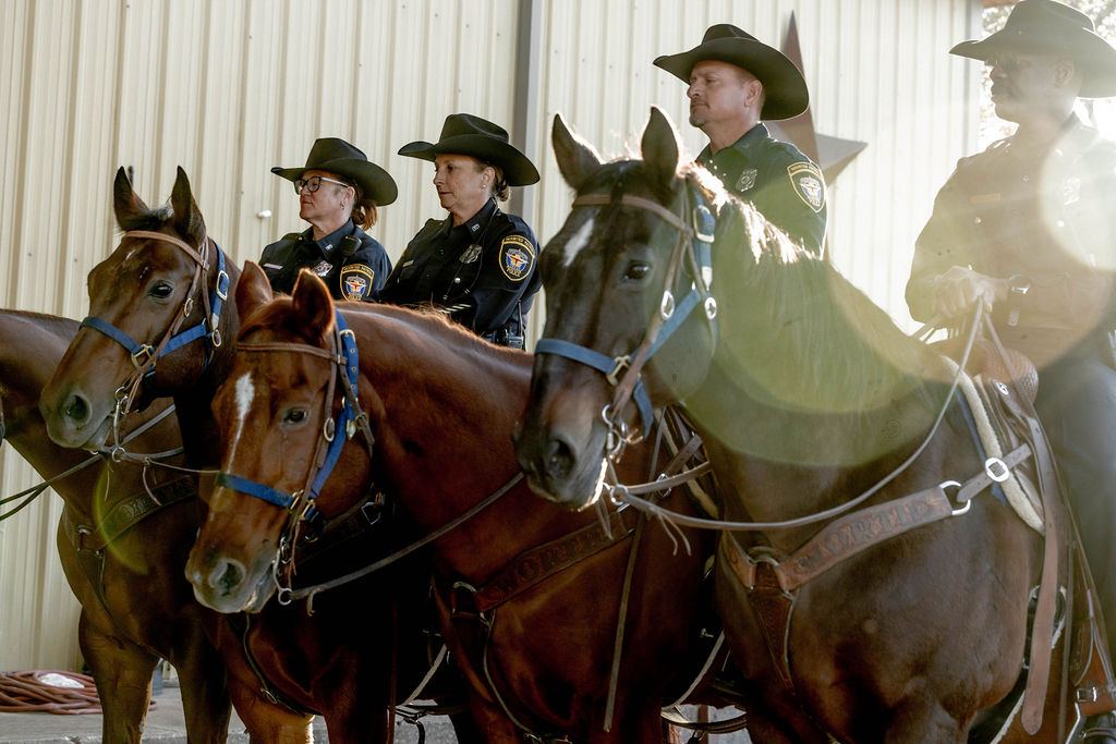 Mounted patrol at the 2023 gala